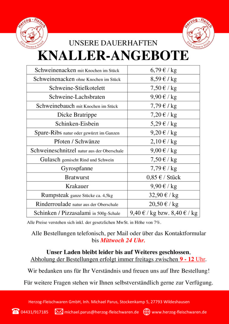 Read more about the article Knallerangebote