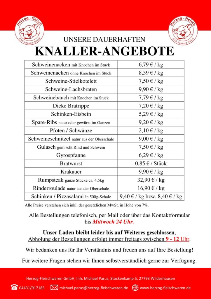 Read more about the article KNALLER-ANGEBOTE